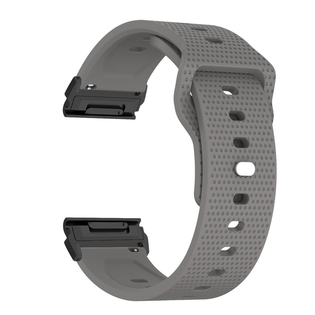 26 22mm Quick Fit Silicone Watch Strap For Garmin  Fenix 8/5/5X/5XPlus/6/6X Pro/7/7x/Forerunner945 925 Sports Band Metal Adapter