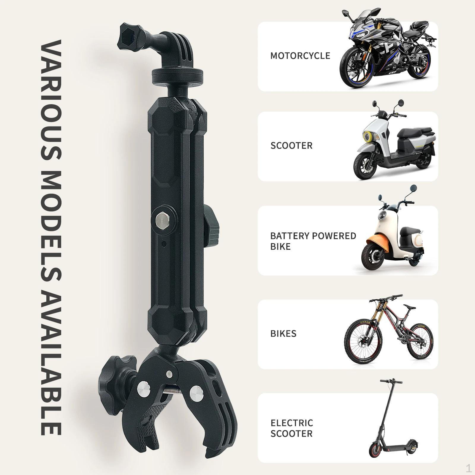

Motorcycle Handlebar Camera Mount Bike Adapter Practical,Mounting Bracket,Sturdy,Camera Clip