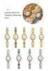 Vintage Ovaal Kwarts Horloge met Jade-Stijl Armband voor Dames