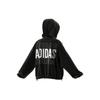 Adidas Chaqueta Tejida con Capucha y Logo de Rayas para Mujer Chaquetas Negro HC9160