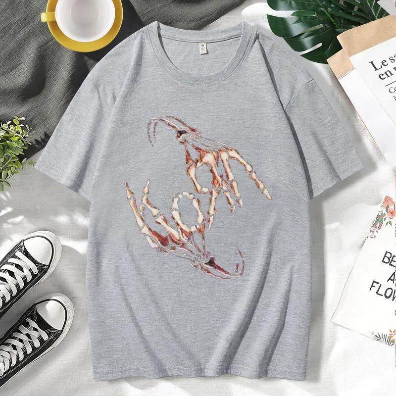 Rock Band Korn Tour T Shirt Men Women Summer Fashion Casual Loose Short Sleeve Tees Vintage Gothic T-Shirt Y2k Streetwear Tops