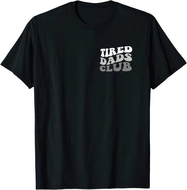 Tired Dad Club Funny Fathers Day Car Race Track Playmat Dad Graphic T Shirt XL