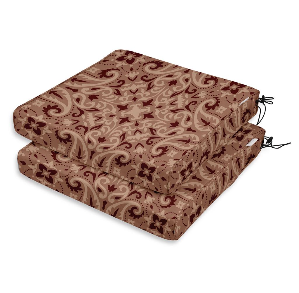 Vargottam Perfect Outdoor Indoor Square Corner Seat Cushions Water-Resistant Lounge Chair 18.5" X 16" Home Office Patio Furniture