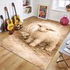 Adorable Lamb Pattern Carpet Mat Rug Cozy Home Decoration Cute Sheep Design Living Room Bedroom Nursery Soft Fluffy Area Rug