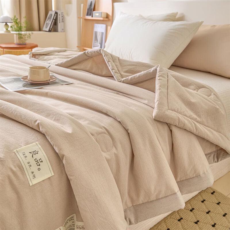 Belle Anna Skin-Friendly Pure Color Soybean Summer Quilt