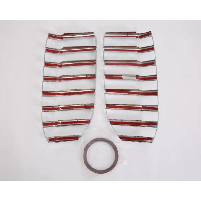 ABS Chrome Front Grille Cover Center Mesh Trim For BMW 3 Series G20