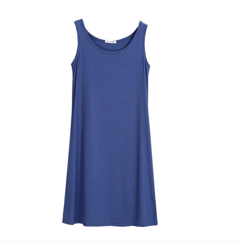Women Sleeveless Long Tunic Dress With Premium Quality Cotton Blend For Effortless Style