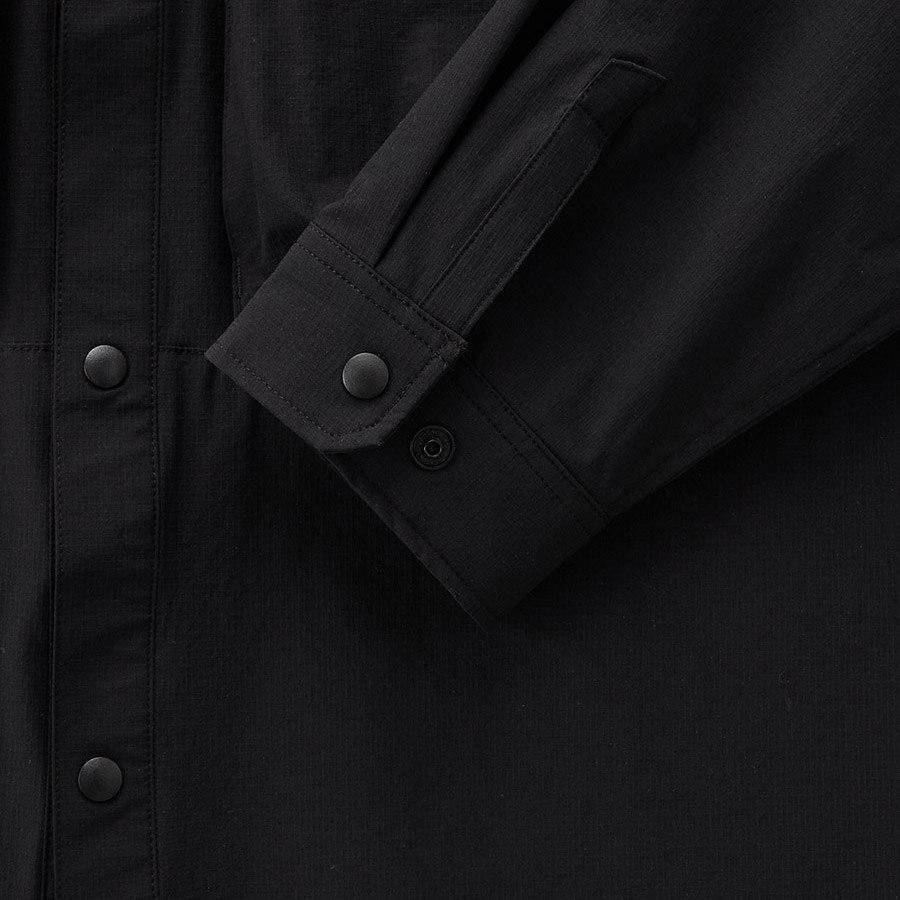 Stco [Rnw] Ripstop Shacket Jumper Black (Semi-Oversized Fit)_Swjva03Nsb