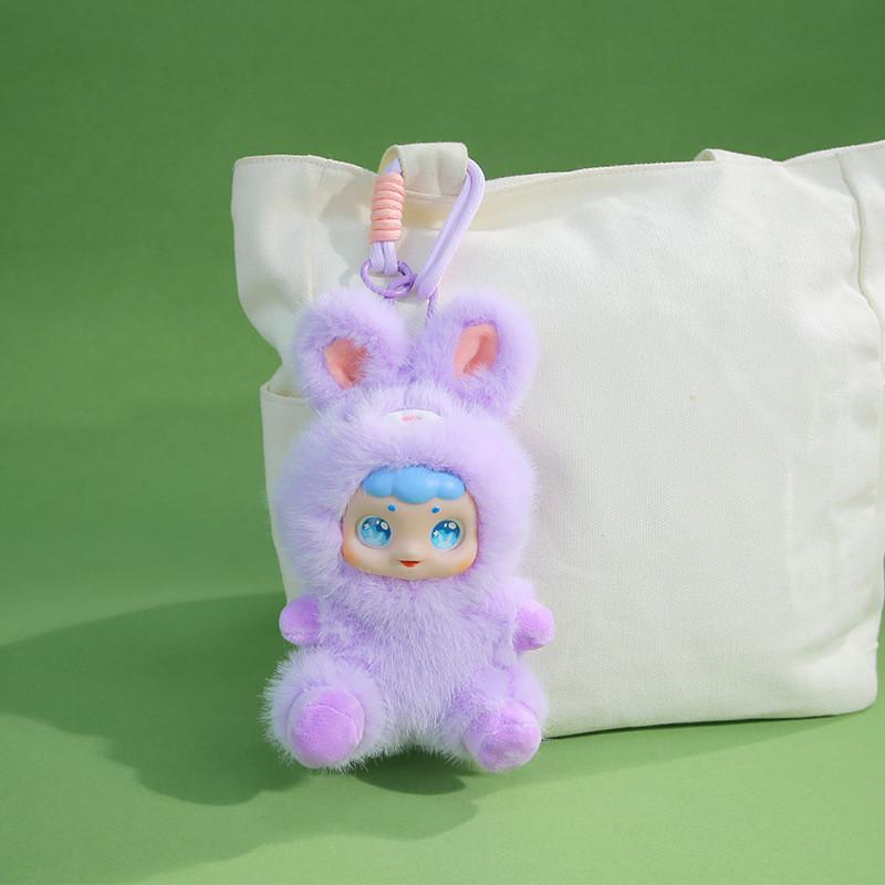 Unicorn Plush Keychain With Soft Short Pile For Kids And Bag Decor