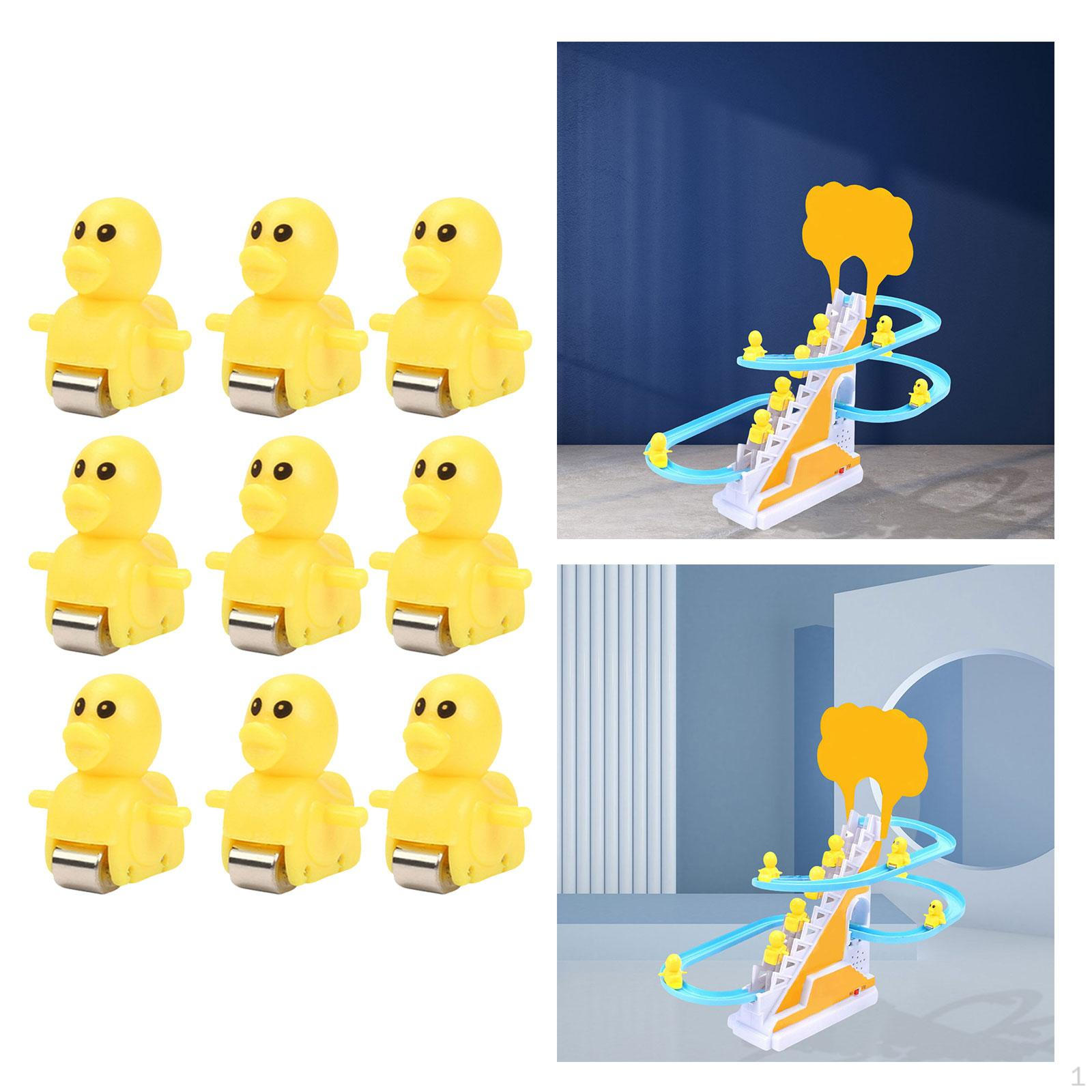 

Подъем по лестнице, игрушка, электрические треки, игровые детали, аксессуары для американских горок для детей 9pcs duck
