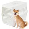 By Amazon Air Travel Carrier Pet Carrier for Medium Dogs 67L X 47W X 51H Cm White