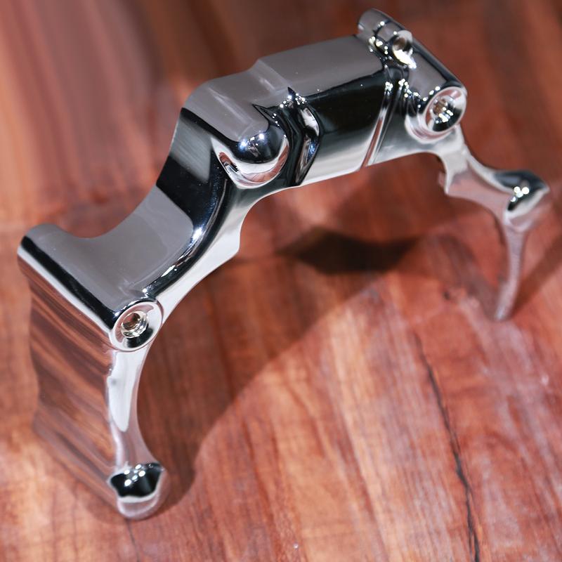 Chrome Transmission Shroud Cover Accent For Harley Softail 2007-2017