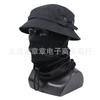 Summer Camouflage Penny Hat Set, Multifunctional Magic Scarf, Fishing Hat, Fisherman's Hat, Sun Protection Breathable Hat