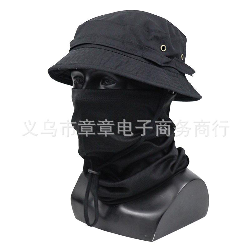 Summer Camouflage Penny Hat Set, Multifunctional Magic Scarf, Fishing Hat, Fisherman's Hat, Sun Protection Breathable Hat