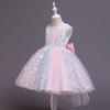 Pink Evening Gown for Girls: 3D Floral Ball Gown