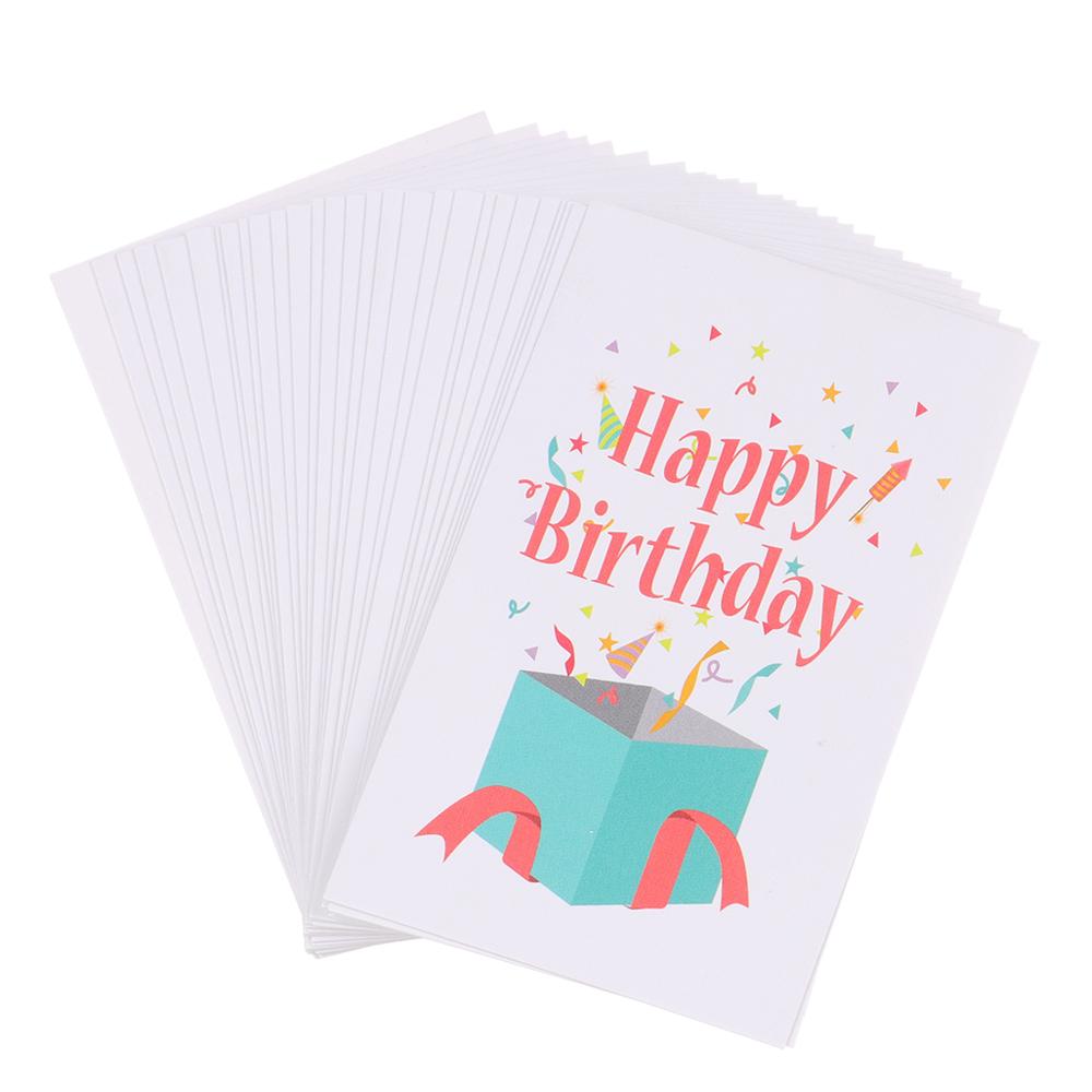 Invitations Cardstock Happy Birthday Cards Greeting Labels Cartoon Animal Message Postcard