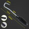 Mechanic Grade Hose Removal Hook 190mm Stainless Steel and Nylon Handle for Fuel Coolant and Brake Line Service