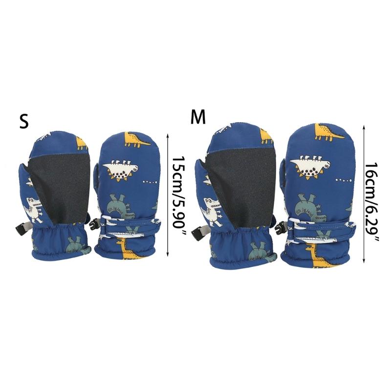 1 Pair Quick Drying Snow Gloves Anti Slip Snow Gloves Unisex Warm Mittens Outdoor Skiing Gloves Skiing Skating Essential