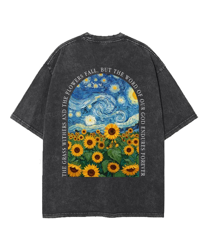 Hot Trendy Art Printed Tshirt Summer Short Sleeve Cotton Tshirt Vintage Y2k Washed Oversized Tees Men Women Clothing Casual Top
