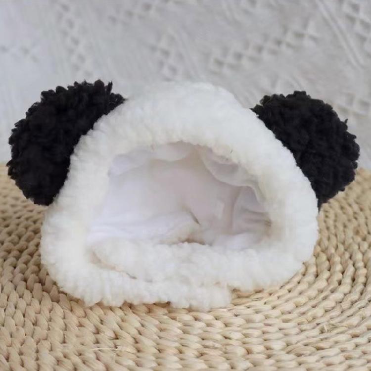 Pet Hat Cute Panda Shape Costume Party Accessories Animal-Safe Materials