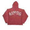 Street Gothic Y2K Flame Print Hoodie Loose Zip Up Sweatshirt Men Women Casual Sportswear