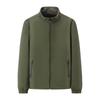 Mens Stand Collar Fleece Jacket Winter Warm Thick Outerwear Multi-Pocket Casual Loose Fit Outdoor Style