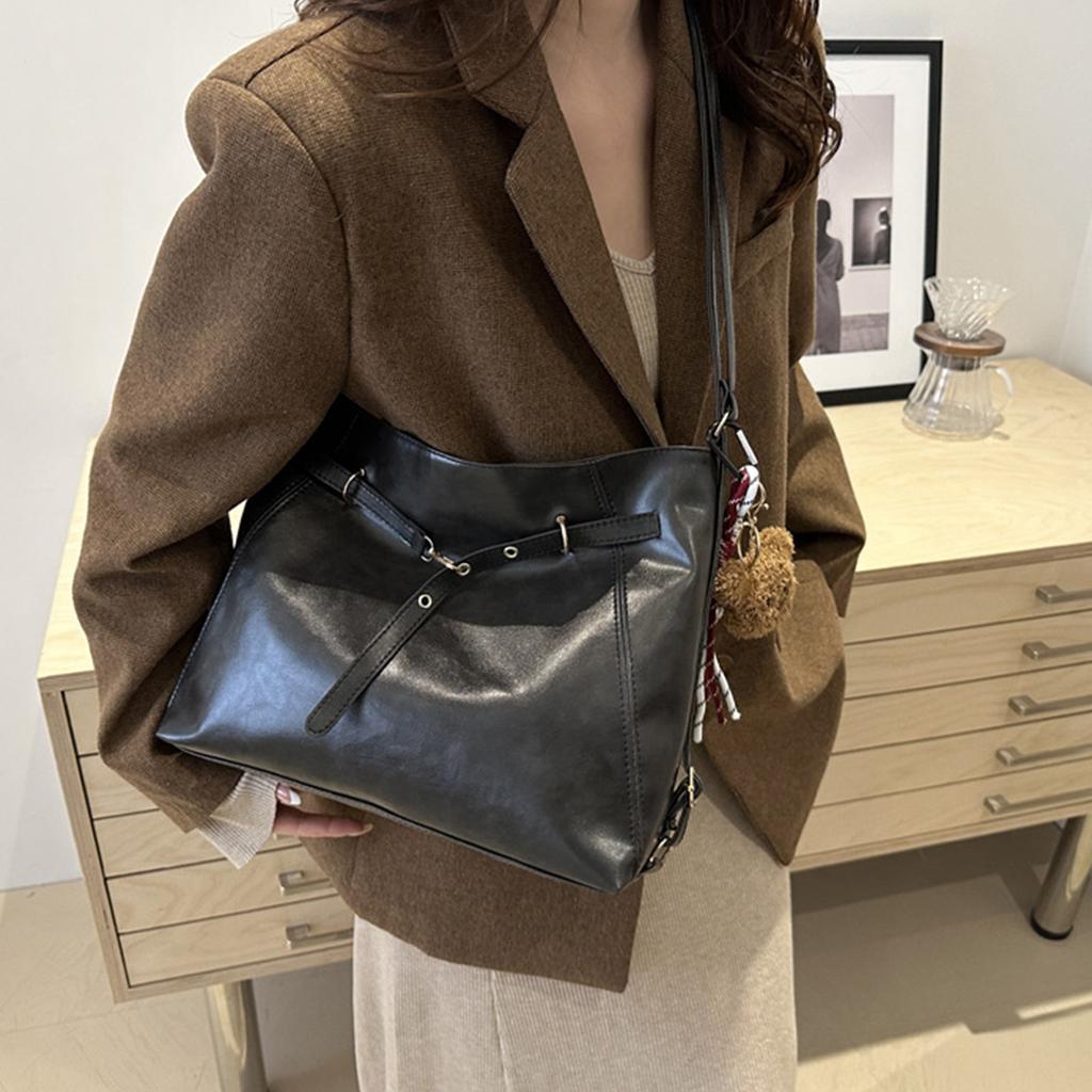 Women's Leather Handbag Crossbody Bag Casual Multifunctional Shoulder Bag Large for Work/ School/ Shopper Casual Daily