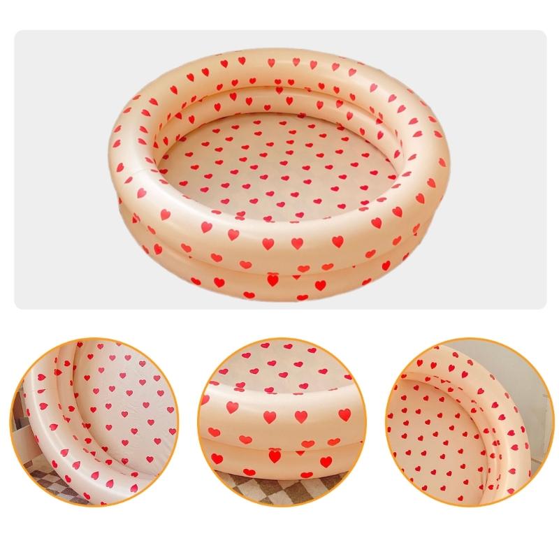 Piscine Gonflable pour Bébé Piscine pour Enfants à Pédales Piscine pour Pédaler Intérieur Extérieur Petites Piscines pour Pédaler Plage Jardin Cour Arrière