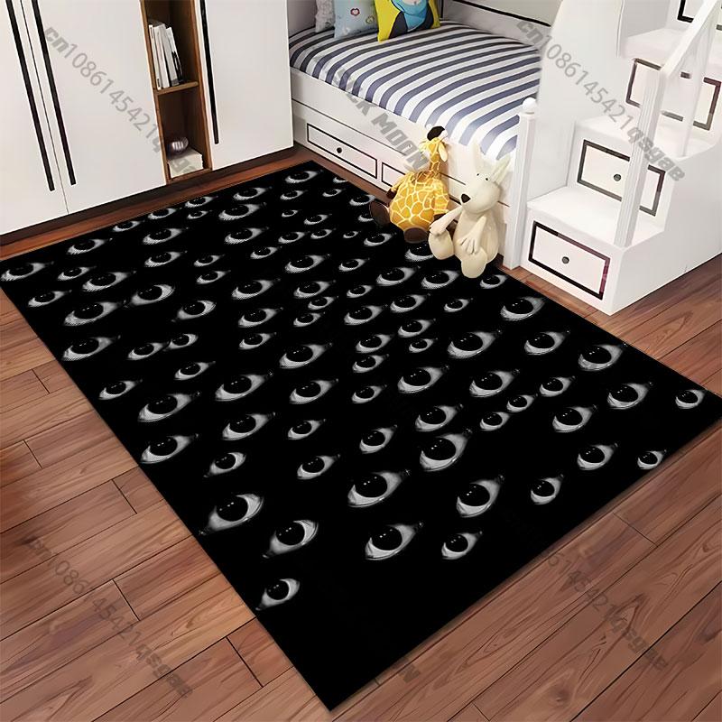 A pattern of watchful eyes carpet Yoga living room room decor children's crawling mat doormat area rug games mat