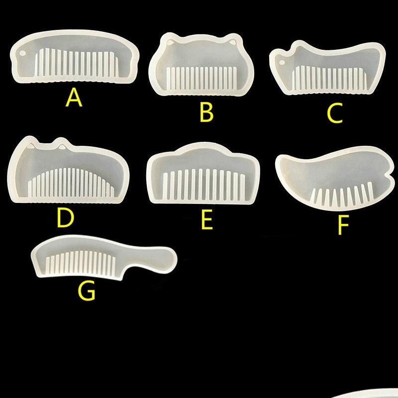 1 stücke Kamm UV Scrapbooking Silikon Form DIY Harz Dekorative Handwerk Schmuck Machen Form Epoxidharz
