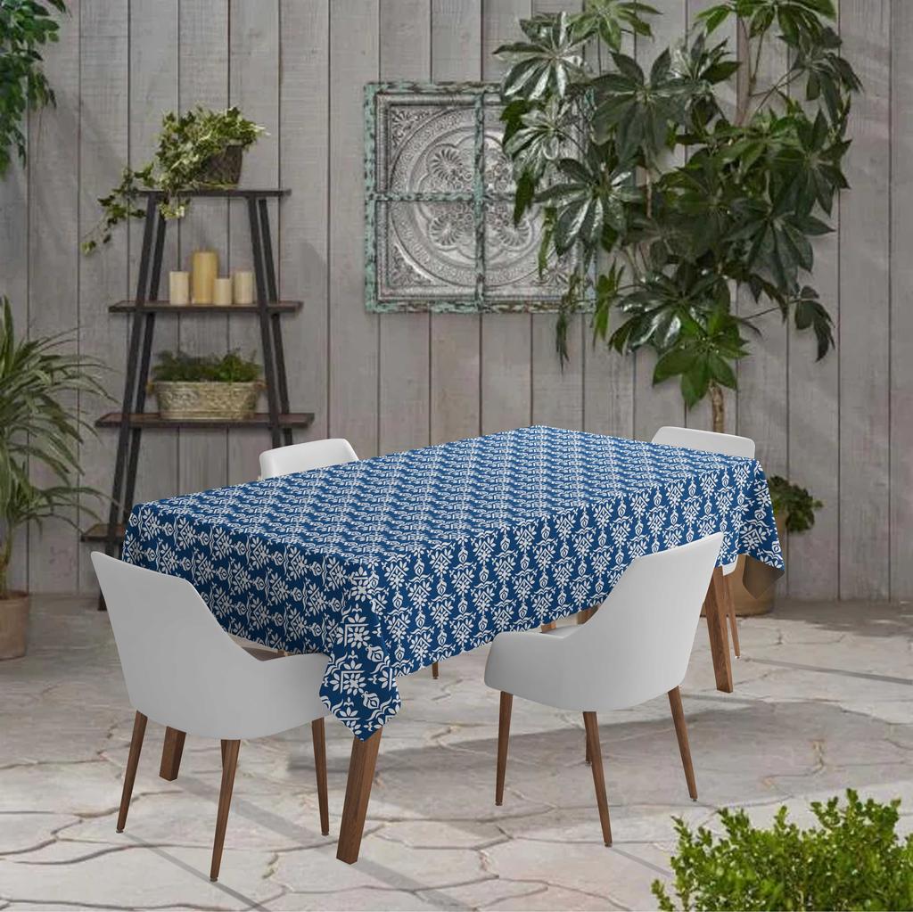 Vargottam Indoor Outdoor  Tablecloth  58x102 Inch  Rectangle  Tablecloth Waterproof Patio  Table  Cloths- Spring Summer