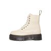 Dr. Martens Jadon Iii Pisa Leather Platform Boots 'Parchment Beige' 26378292