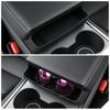 Car Sticker For Tesla Model Y 2020-2025 Armrest Box Glasses Box Tray Phone Storage Box Central Control Car Glasses Storage Car M
