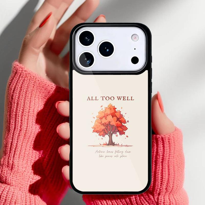 All Too Well Lyrics Phone Case for iPhone 17 16 15 14 13 Pro Max Back Cover for 12 11 Pro Coque