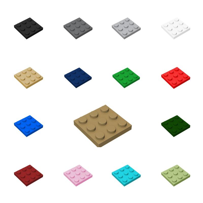 10PCS 11212 PLATE 3x3 Dots Fitting Including MY OWN CREATION Self Locking Blocks Building Blocks Playthings Add-Ons