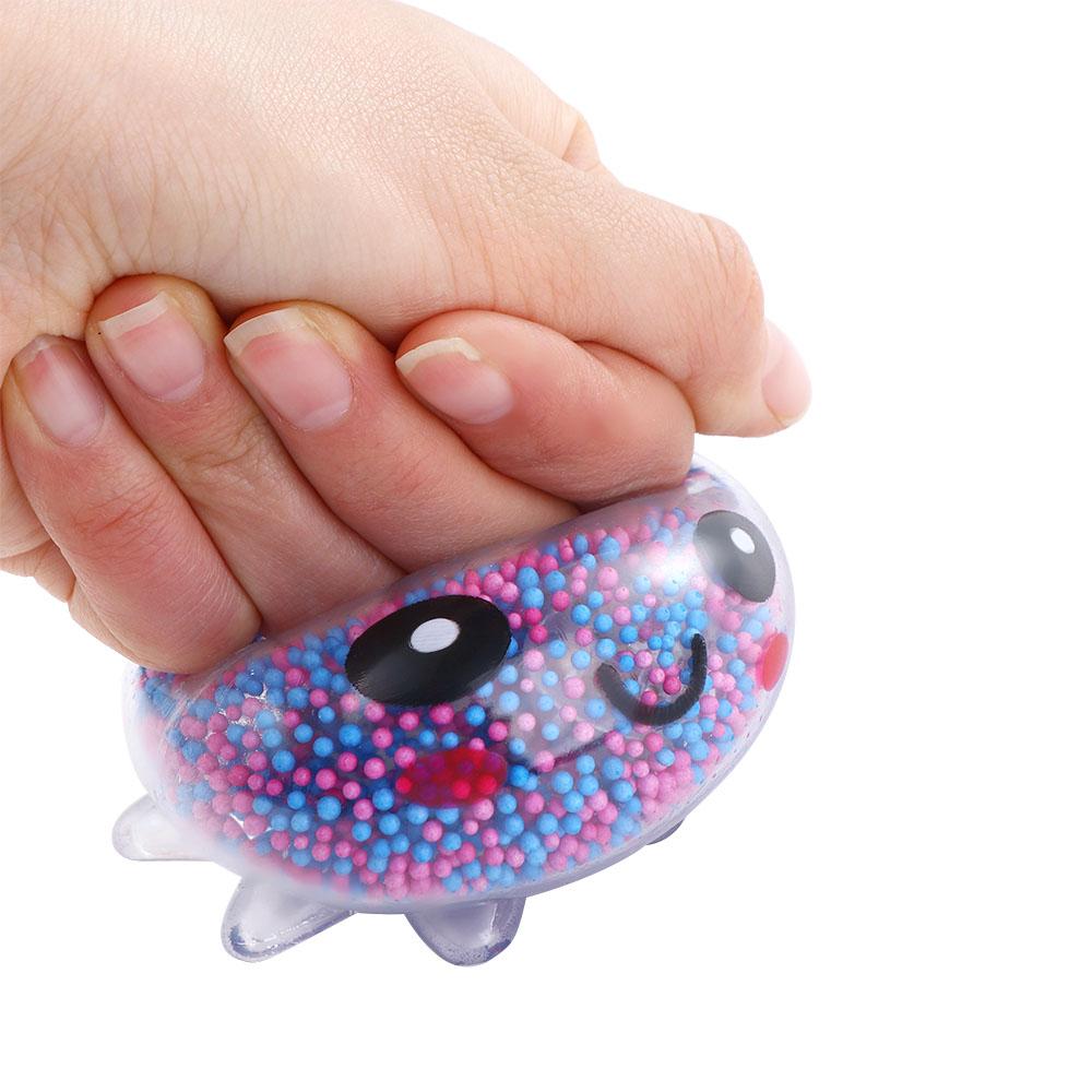 Decompression Toy Interactive Gift Glowing Octopus Toy Squid Vent Ball Squeeze Toy Octopus Ball