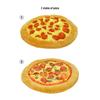 Custom Pizza Shapes Vocalize Grind Teeth Chew Interactive Plush Filled Dog Toys Squeaking Feeding Dog Toys