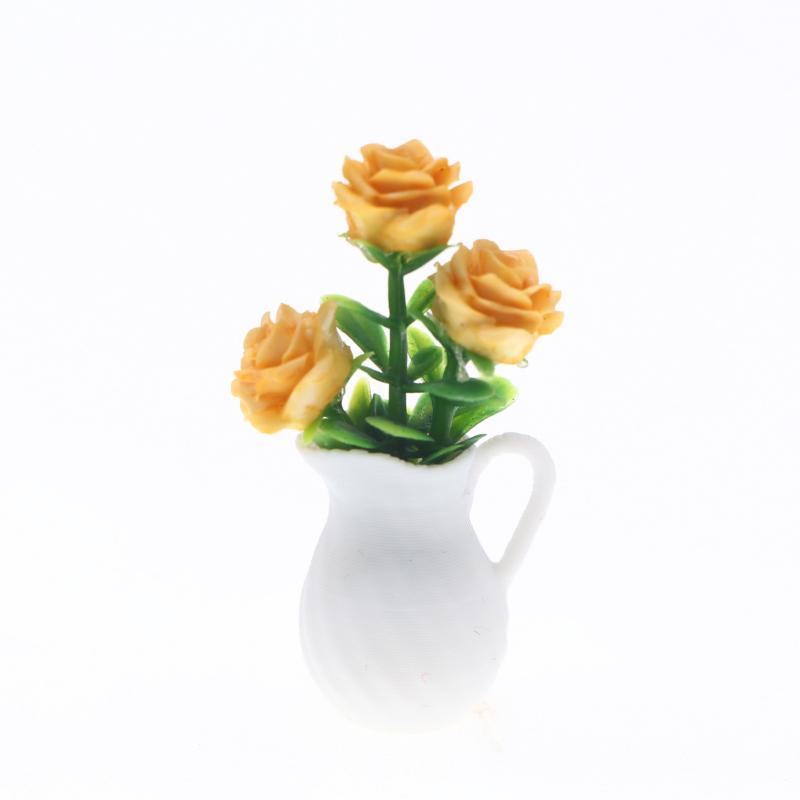 1Pcs Dollhouse Mini Simulation Green Plants Potted Plants Micro Landscape Horticultural Decoration Doll House Accessories