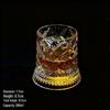 Leuchtendes drehendes Diamant-Whiskyglas