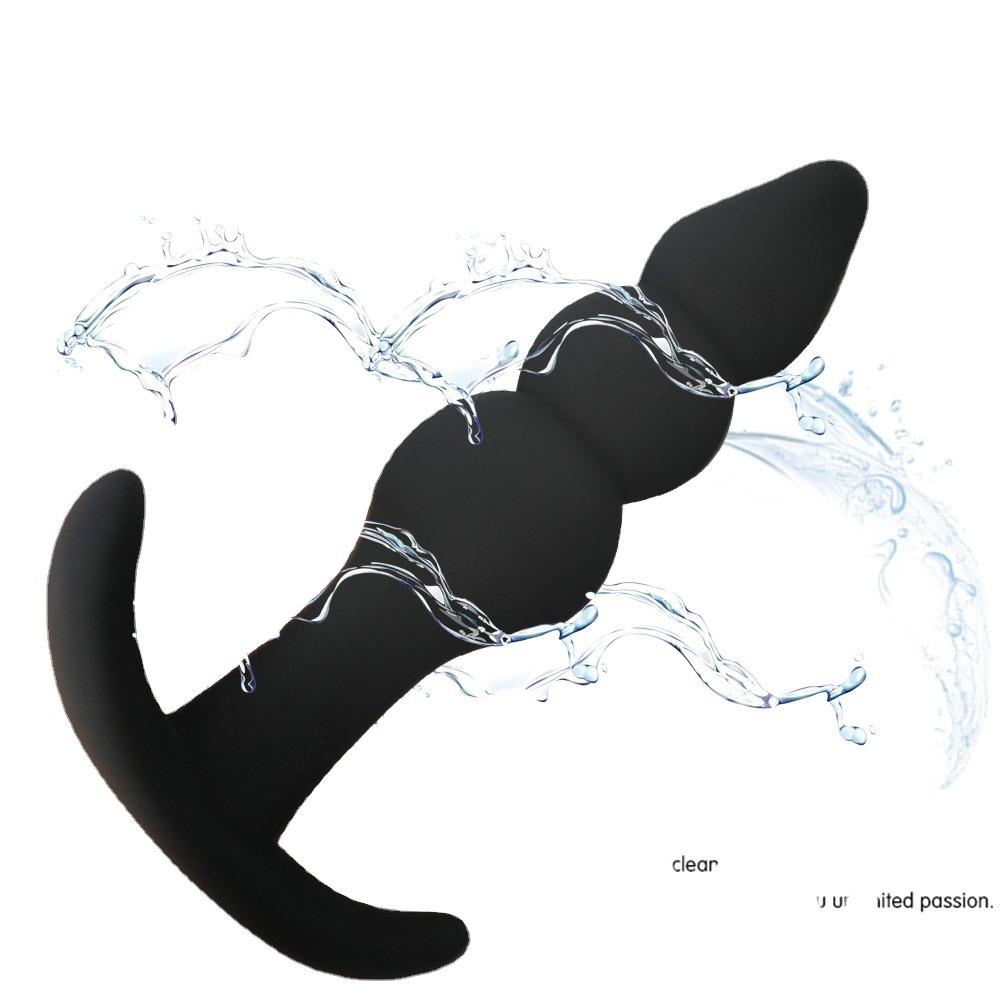 Silicone Simulation Sex Product Two Three Beads Anal Plug Suit Adult Products
