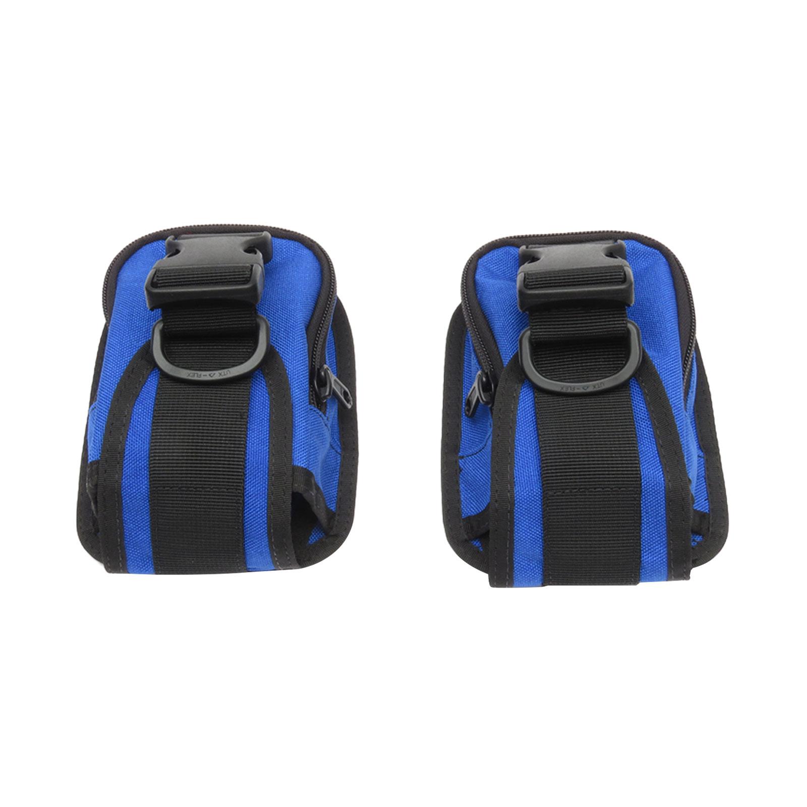 

Pair of Diving Weight Pocket 5LB Diving Weight Belt Pocket Trim Counter Weight Pocket with Fast Release Buckles синій