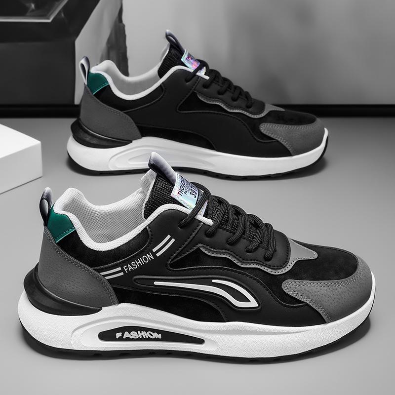 Autumn men's shoes new breathable sports shoes men's trend versatile thick-soled non-slip casual board shoes