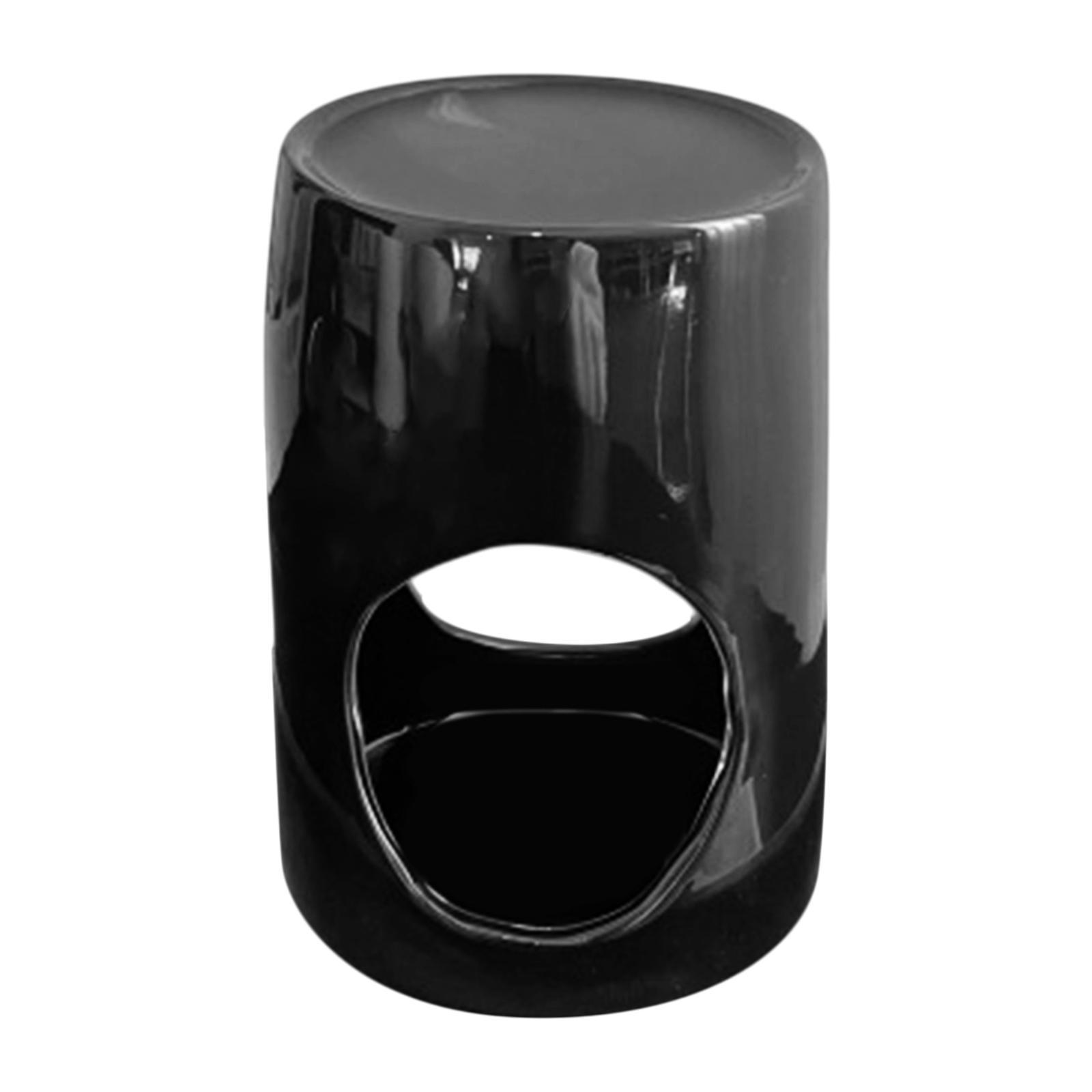 

Essential Oil Burner Home Decoration Candle Stand Multifunctional Tealight Candle Holder for Bedroom Desk SPA Porch Wedding Gift чорний