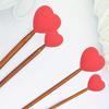 Heart-Shaped Silicone Beads for DIY Jewelry, Handbag Pendants, Sweater Knitting, Weaving Accessories, and Needle Caps.