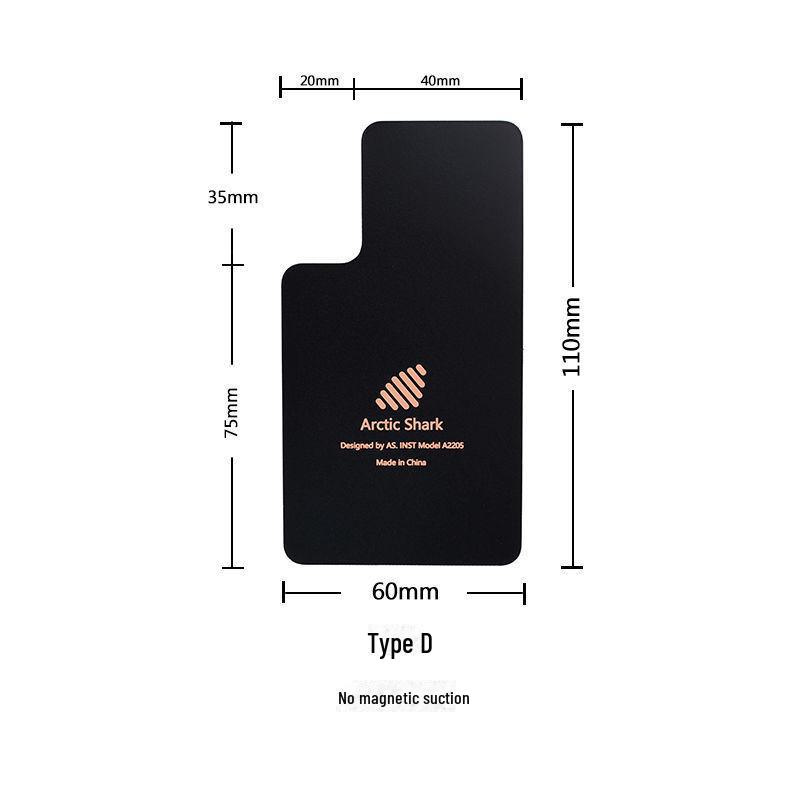 Arctic Shark Copper Heat Sink: Rapid Cooling Semiconductor Radiator for Mobile Phones