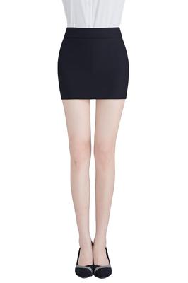 Syvent Black Tight Mini 32cm Pencil Office OL Skirt, Waist, Elastic, Skirt, Stretch, Skirt,