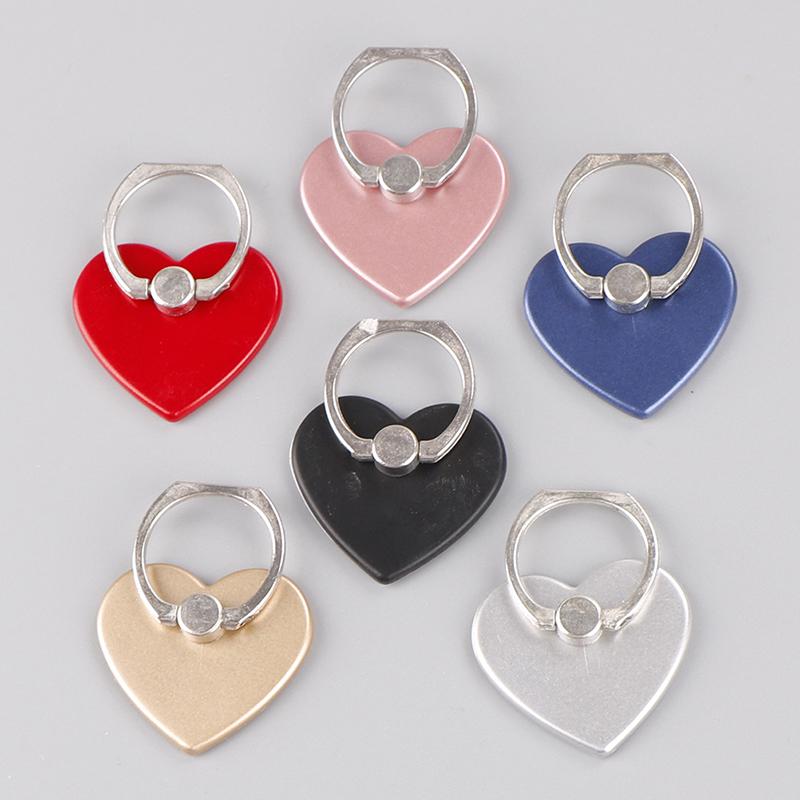 1Pc 360 Degree Heart Phone Holder Holder For Phone Ring Handset Bracket