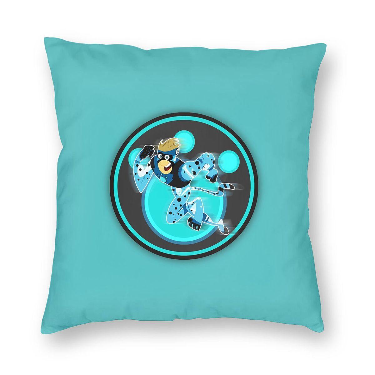 

Wild Kratts Blue Color Square Pillowcase Pillow Cover Cushion Throw Pillow for Home Sofa Living Room 12x12Inch