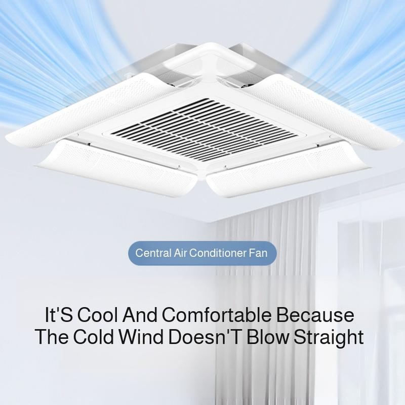 Office Central Air Conditioning Anti-direct Blowing Baffle Punch-free Air Conditioning Cold Wind Baffle Air Conditioner Parts