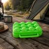 12-Egg Protection Container Travel-Friendly for Refrigerator Organization